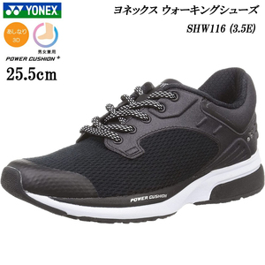 SHW116 BK 25.5cm Yonex walking jo silver g running power cushion shoes shoes 3.5E YONEX mesh light weight 