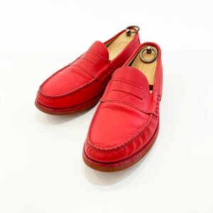 CARVENkaruvempe колено Loafer монета красный красный Hs9-32