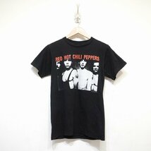 Red Hot Chili Peppers (M) バンドTシャツ　レッチリ　 1998 コピーライト　Tシャツ　wall of fame 黒　H9-62_画像1