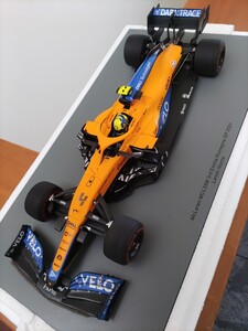 ☆ カスタムモデル！ スパークモデル1/18 マクラーレン MCL35M エミリア ロマーニャGP 3位入賞 #4 ランド・ノリス 電子タバコロゴver.　☆