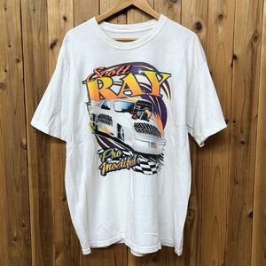 USA古着 /CHIO CRANKSHAFT /メンズ 半袖Tシャツ プリントTシャツ レーシングカー アメカジ USA直輸入