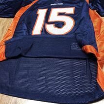 Reebok /NFL /メンズXL ネイビー 半袖Tシャツ #15 ゲームシャツ TEBOW アメフト スポーツウェア アメカジ USA古着_画像5