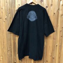 5PRO /メンズ3XL 半袖Tシャツ プリントTシャツ 黒 ホラー 骸骨 薔薇 天使 アメカジ USA古着 超ビッグサイズ STREET CERTIFIED ACTIVE WEAR_画像3