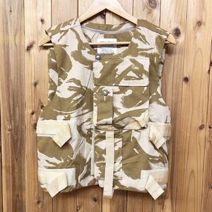COVER,BODY ARMOUR,IS Desert DPM / Size:180/116 /FILLER,COMBAT BODY ARMOUR IS 英国軍 軍服 実物 ベスト ミリタリー カモ 迷彩 j