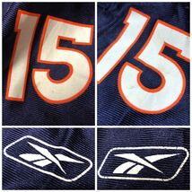 Reebok /NFL /メンズXL ネイビー 半袖Tシャツ #15 ゲームシャツ TEBOW アメフト スポーツウェア アメカジ USA古着_画像7