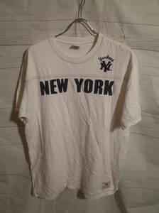 メンズ ph902 ユニクロ UNIQLO MLB ニューヨーク・ヤンキース NEW YORK YANKEES 半袖 Tシャツ XL ホワイト 白