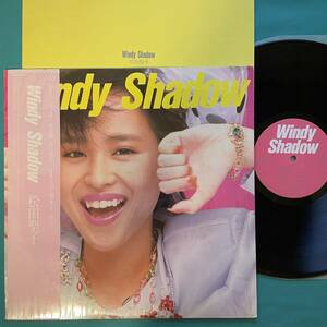 JK-9 帯付き 松田聖子 - windy shadow - 28AH1800 LP レコード アナログ盤