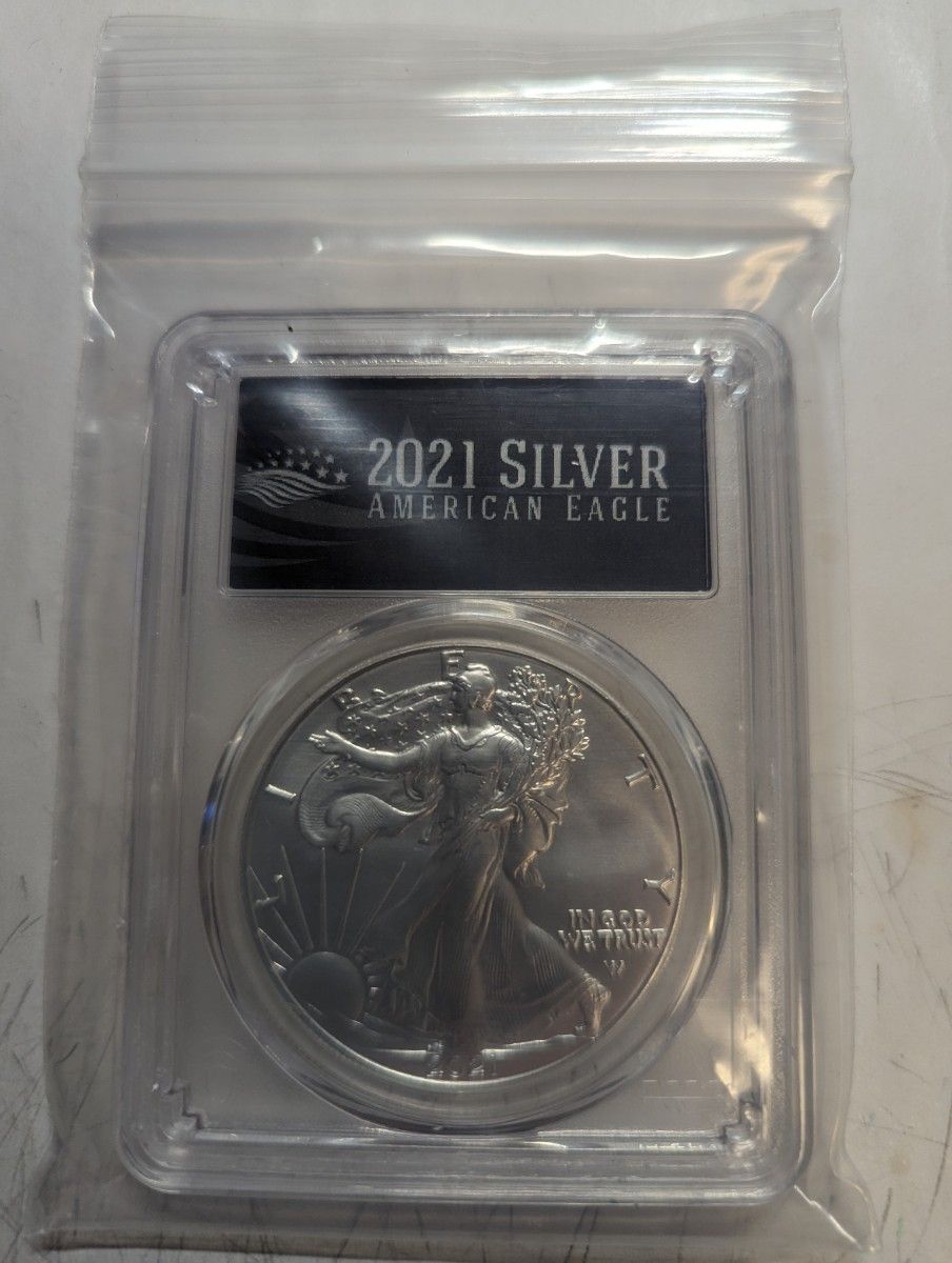 イーグル銀貨 2021年 type2 friststrike PCGS MS70|PayPayフリマ