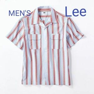 Lee リー　MEN'S 　Lサイズ　ストライプ　 半袖シャツ