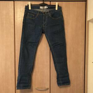 size 30S (ウエスト81cm) | TOPMAN TOPSHOP | STRECH SKINNY | インディゴ | トップマン トップショップ | スキニー デニム ジーンズ