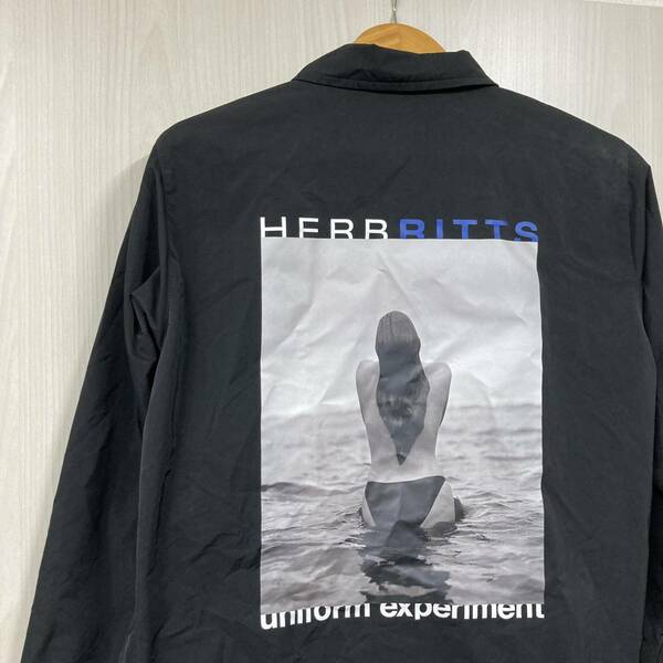 [新品] [定価41,800円] size 1 | uniform experiment | HERB RITTS COACH JACKET | BLACK | ユニフォームエクスペリメント SOPHNET. SOPH 