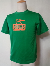 CHUMS チャムス ロゴTシャツドライ 緑 メンズ　半袖　Ｔシャツ　速乾　アウトドア_画像1