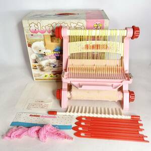 昭和レトロ　おしゃれもよう　かんたんおりき　織り機　BANDAI　1985　手芸　編み物　編物　当時物
