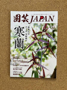 園芸JAPAN 2022年11月号　富貴蘭 長生蘭 タンポポ 寒蘭 ※ 自然と野生ラン