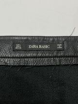 ZARA BASIC フェイクレザー ジップデザイン スカート _画像5