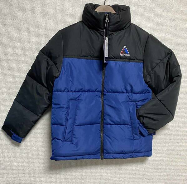 新品 150 ★ Penfield ペンフィールド ジュニア 中綿 ジャケット ブラック ネイビー コストコ パフ 撥水 防汚 アウター ブルゾン 145 155