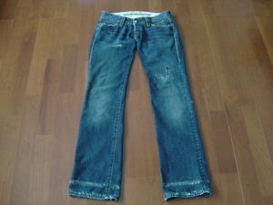 HTC SAMPLE VIXEN damage processing Denim pants 28 used * home storage goods 