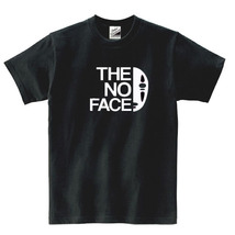 【パロディ黒M】5ozノーフェイスTシャツ面白いおもしろうけるネタプレゼント送料無料・新品_画像1