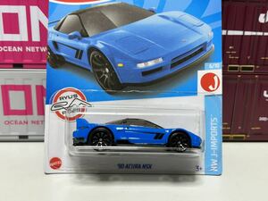 新品未開封　マテル　ホットウイール　’90 ACURA NSX BLUE 1/64 トミカ　京商