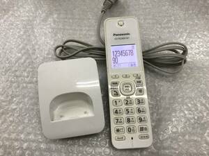 パナソニック 充電器付子機 KX-FKD404-W1 中古品A-3011