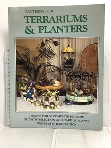 洋書 PATTERNS FOR TERRARIUMS & PLANTERS ステンドグラス デザイン