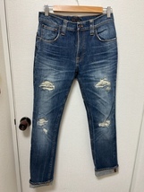 Nudie Jeans　ヌーディージーンズ　W30　L32　ダメージ_画像1