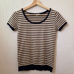 ボーダーカットソー