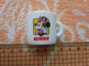 Disney　ディズニー　ミニーマウス　ミニカップ　ミルクピッチャー　小さいコーヒーカップ　　未使用長期保管品手渡し歓迎