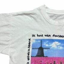 【00s フラワー チューリップ フォト メッセージ プリント Tシャツ】ビンテージ ヴィンテージ 古着 90s 80s 70s 60s 50s 40s USA製 Tee_画像5