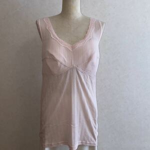 KN1521 *4L large size a little over . cotton 100 easy Cami tank top 