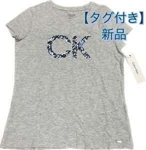 【海外購入/新品未使用/タグ付き】Calvin Klein カルバンクラインCKロゴTシャツ