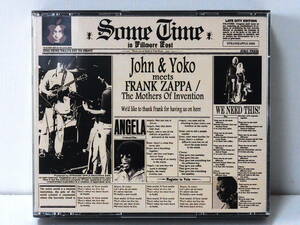  JOHN & YOKO MEETS FRANK ZAPPA AND THE MOTHERS OF INVENTION SOME TIME IN FILLMORE EAST 2CD