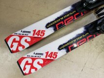 2△2-922【アトミック】Ｒｅｄｓｔａｒ レッドスター ＧＳ　１４５ｃｍ/ジュニアレーシングスキー/ 店頭引渡OK!札幌市/伏見店_画像4