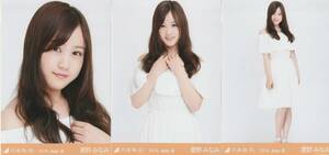 乃木坂４６　星野みなみ　生写真　2016.June-Ⅲ（フリルオフショル）３種コンプ