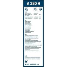 ★送料220円★BOSCH ボッシュ●輸入車用フラットワイパーブレード エアロツイン リヤ用 280mm●BMW:1シリーズ E81 / E87★3397008005 A280H_画像2