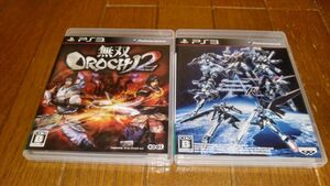 中古PS３ソフト　お買い得二枚組セット　無双OROCHI２とアナザーセンチュリーエピソードR