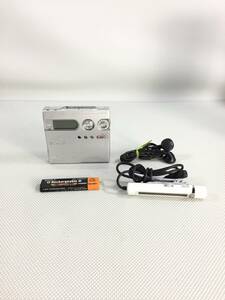 S2438●SONY ソニー WALKMAN ウォークマン ポータブルMDプレーヤー 本体/MZ-N910 リモコン/RM-MC30L イヤフォン/MDR-E808