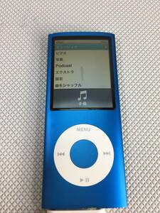 S2646●Apple アップル iPod nano アイポッド ナノ 第4世代 8GB A1285 デジタルオーディオプレーヤー 【初期化済み】