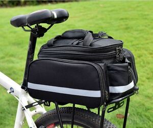* велоспорт .* велосипед для задний сумка повышение возможность капот Delivery черный [088]U925