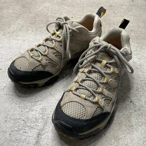 送料無料☆MERRELL☆メレル☆モアブ 2 ベンチレーター☆トレッキングシューズ☆スニーカー☆ベージュ☆US8.5☆レディース25.5cm☆I23