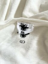 【送料込】★Dior★クリスチャンディオール 半袖Tシャツ M アイボリー×薄ブラック クリスチャンディオール㈱ シンプル カットソー 6426926_画像5