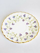 【送料込】廃盤品★Spode スポード CANTERBURY カップ＆ソーサー ホワイト×ラメ×薄パープル他 カップ直径9×高さ5 食器 s6427855_画像5