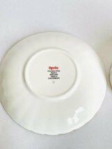 【送料込】廃盤品★Spode スポード CANTERBURY カップ＆ソーサー ホワイト×ラメ×薄パープル他 カップ直径9×高さ5 食器 s6427855_画像8