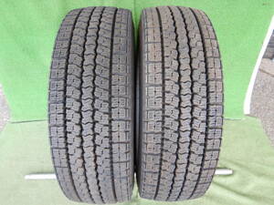 ★TOYO M919 スタッドレス★265/60R22.5 143/140J 残り溝:16.9mm以上 2022年製 2本 MADE IN JAPAN