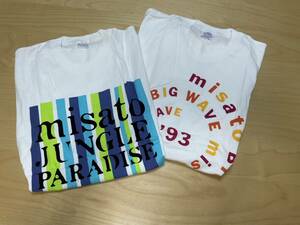 G08016 misato JUNGLE PARADISE 、misato to Big Wave Tシャツ２枚　Lサイズ