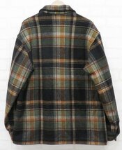 7T6101/ペンドルトン 70s CPO マッキーノ ウールチェックシャツジャケット PENDLETON ビンテージ_画像3