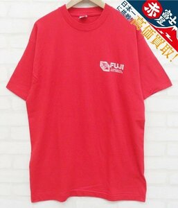 7T6020【クリックポスト対応】FRUIT OF THE LOOM FUJI PROFESSIONAL VIDEO PRODUCTS 半袖Tシャツ USA製 フルーツオブザルーム ビンテージ