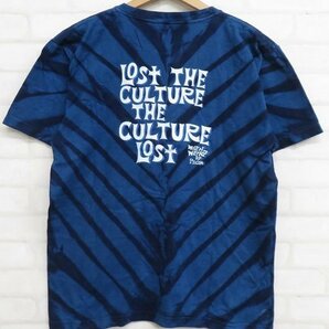 7T5911【クリックポスト対応】PSICOM×LITMUS 藍染Tシャツ サイコム リトマスの画像3