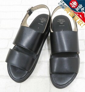 2S8123/未使用品 foot the coacher BACK BELT SANDALS HARDNESS 60 SOLE フットザコーチャー バックベルトサンダル