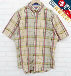 7T6275/PENDLETON 半袖BDチェックシャツ インドネシア製 ペンドルトン